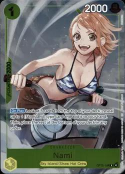 One Piece TCG • Nami OP15-108 • Alternate Artwork-Promo • ENG/NM - Image 1