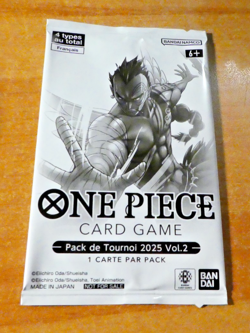 ONE PIECE CARD CARTE FRANCAIS PACK DE TOURNOI VOL.2 X1 BOOSTER SEALED FR MINT - Image 1