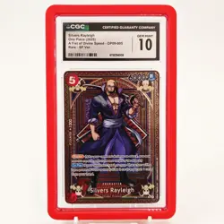 CGC 10 Silvers Rayleigh OP09-005 SP ENG One Piece - Image 2