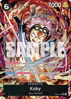 One Piece TCG - [EB04-044] - Koby (EB04-044) (Alternate Art) Adventure on Kam... - Image 1