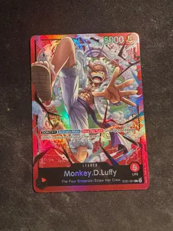 Monkey.D.Luffy - ST21-001 - Leader Holo - One Piece Card Game N/M - Image 1