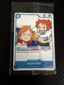 CARTE ONE PIECE - P-096 - JEUNE FILLE / GIRL - SCELLEE FR - Image 1