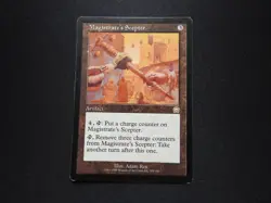 Magistrate's Scepter MP [Mercadian Masques] Mtg Magic Free Tracking! - Image 1