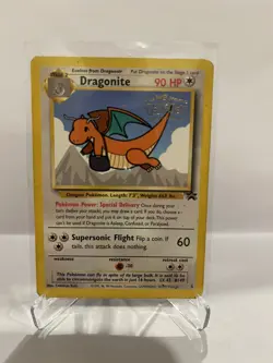 1999 Dragonite #5 First Movie WB Black Star Promo WoTC LP Pokemon Card - Image 1
