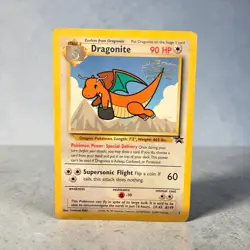 DRAGONITE #5 BLACK STAR PROMO POKEMON CARD WOTC THE FIRST MOVIE 1999 VINTAGE MP - Image 1