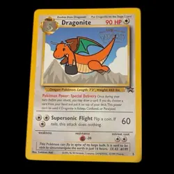 Pokemon Dragonite 5 WOTC Black Star Movie Promo Card Number 5 1999 Vintage - Image 3
