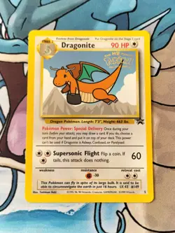 Dragonite - Black Star Promo Gold Stamp WB 5 - Movie Pokemon Card - Image 1
