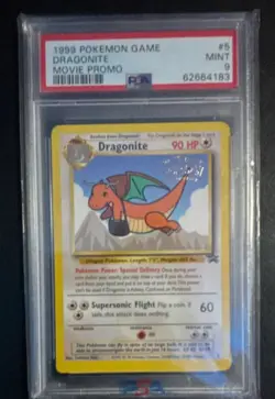 Pokemon Dragonite 1999 Game Movie Promo #5 PSA 9 Promo Trading Card - Image 3