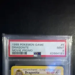 Pokemon Dragonite 1999 Game Movie Promo #5 PSA 9 Promo Trading Card - Image 5