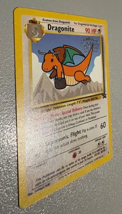 Dragonite 5 WB Movie Black Star Promo TCG 1999 Pokemon Card - Image 3