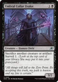 MTG Umbral Collar Zealot Foil Edge of Eternities - Image 1