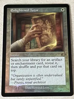 Enlightened Tutor (Retro Frame) Dominaria Remastered Foil - Image 2