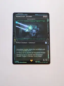 Assaultron Invader - Walking Ballista Showcase Surge FOIL 880 MTG Fallout PIP NM - Image 1