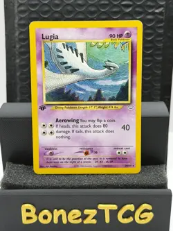 Lugia 20/64 Non Holo Rare 1st Edition Neo Revelation 2001 Pokemon LP - Image 1