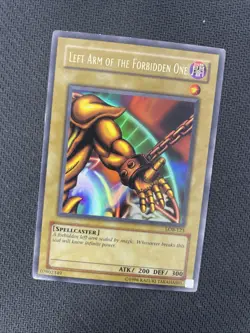 Yugioh Left Arm of the Forbidden One LOB-123 Exodia Holo Card - Image 2