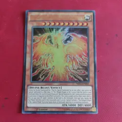 YUGIOH THE WINGED DRAGON OF RA - IMMORTAL PHOENIX ULTRA RARE 1ST NM MIL1-EN001 - Image 1
