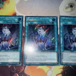 YuGiOh! Forbidden Crown BPRO-EN067 Secret Rare 1st Ed x 3 PLAYSET - Image 3