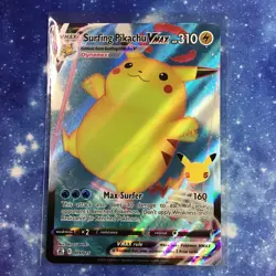 Surfing Pikachu VMAX - 009/025 - Ultra Rare (Celebrations) Pokemon TCG - Image 1