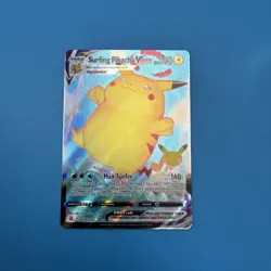 Pokemon TCG Surfing Pikachu VMAX 009/025 Celebrations 25th Anniversary Card NM - Image 4