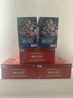 Op Eb03 English Booster W/ Azure Seas Seven Double Pack One Piece Card - Image 1