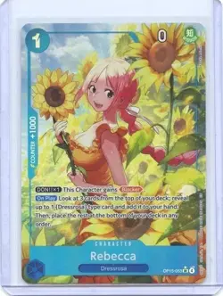 Rebecca (Alt Art) OP15-053 SR Adventure on KAMI's Island ONE PIECE ENGLISH NM - Image 1