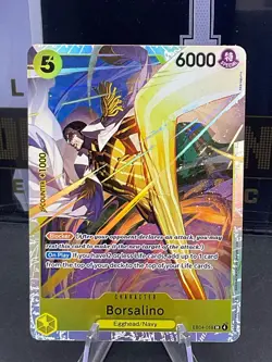 Borsalino SR EB04-058 Foil Adventure on Kami’s Island One Piece TCG - Image 1
