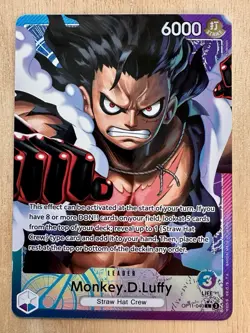 2025 One Piece OP11 #040 Monkey D. Luffy Alternate Art English - Image 1