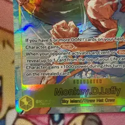 Monkey D. Luffy (Alt Art) OP15-119 SEC Adventure on KAMI's Island ENGLISH OP15 - Image 3