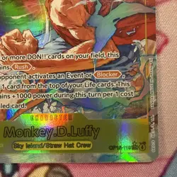 Monkey D. Luffy (Alt Art) OP15-119 SEC Adventure on KAMI's Island ENGLISH OP15 - Image 4