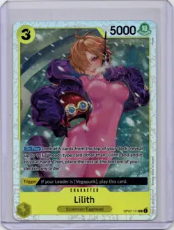 One Piece TCG OP07-111 Lilith Super Rare NM - Image 1