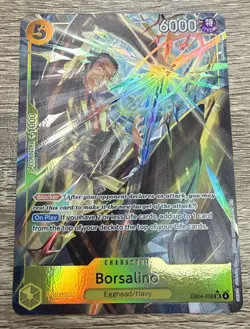 Borsalino Alt Art EB04-058 SR Adventure On Kami’s Island One Piece OP15 English - Image 1