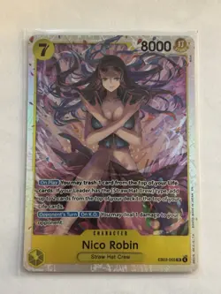 One Piece CCG Heroines Edition Foil NICO ROBIN EB03-055 SR English - Image 1