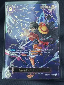 One Piece Monkey D. Luffy SP OP09-119 - OP13 Carrying On His Will Foil English - Image 1