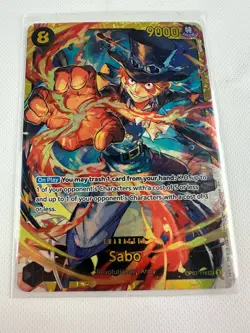 One Piece Sabo OP-07-118 SEC - Foil NM ENGLISH - Image 1