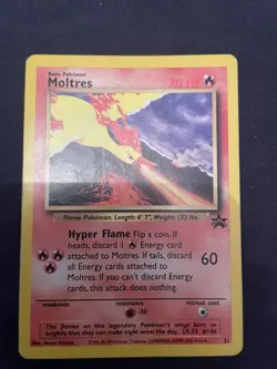 Pokemon TCG Black Star Promo Moltres #21 Non-Holo Card WOTC - Image 2