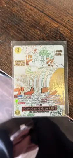 Bandai Gum-Gum Golden Rifle OP15-116 One Piece CCG Foil Event Card English - Image 2