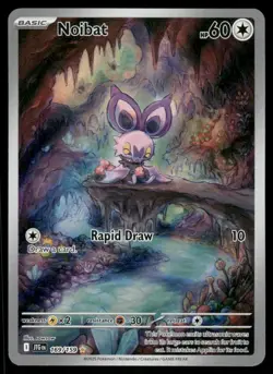 Pokemon Cards Noibat 169/159 Journey Together Illustration Rare NM *5 - Image 1