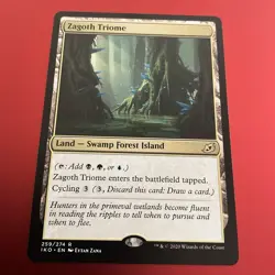Zagoth Triome Ikoria: Lair of Behemoths Regular MTG NM Magic The Gathering Card - Image 1