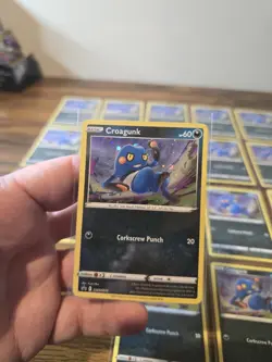 (18) Pokemon TCG Croagunk Sword & Shield SWSH245 Black Star Promo Card - Image 2
