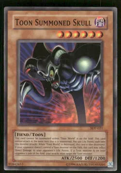 Toon Summoned Skull 1996 Yu-Gi-Oh! TCG Card (LP) - Image 1