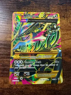 Pokemon M Rayquaza (Shiny) EX Full Art Ancient Origins Card 98/98 MP-HP - Image 1