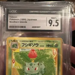 Old Back Ivysaur Southern Island Limited Pokemon Card Japanese CGC 9.5 - Image 4