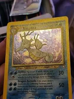Pokemon TCG Kingdra Neo Genesis 8/111 Rare Holo Unlimited Card 135 English - Image 3