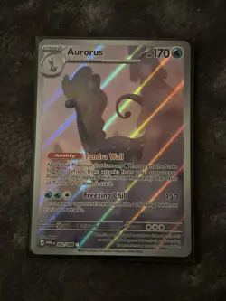 Pokemon Cards Aurorus 092/088 Perfect Order Holo Illustration Rare NM - Image 1