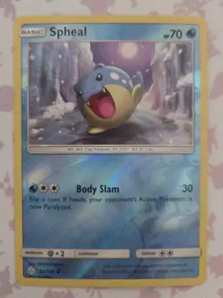 Spheal 50/236 Reverse Holo Cosmic Eclipse Foil Pokemon Tcg Card Nm - Image 1
