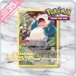 SINGLES Snorlax TG10 – Lost Origin – Pokemon Cards TCG – NM - Image 1