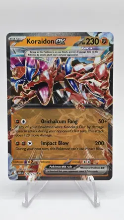 Koraidon Ex 121/217 - ENGLISH ASCENDED HEROES MEGA EVOLUTIONS POKEMON CARD - Image 1