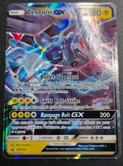 Zekrom GX SM138 - BLACK STAR PROMO Sun & Moon - 2018 Pokemon TCG Card MP - Image 1