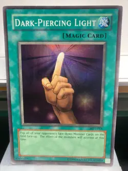 YuGiOh Dark-Piercing Light [Magic] MP1-015 McDonald's Promo Super Rare Holo Card - Image 2
