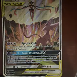 Pokemon Espeon & Deoxys GX TAG TEAM Mega Venusaur GX SM240 Holo English Card Lot - Image 1